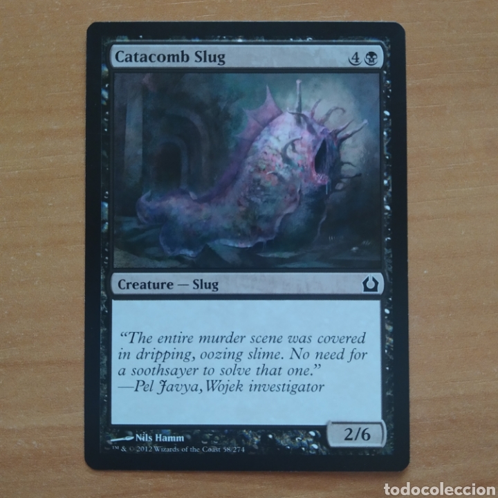 Trading Cards: CARTA MAGIC MTG - N&ordm; 058 - BABOSA DE LA CATACUMBA - REGRESO A RAVNICA - EN INGLES