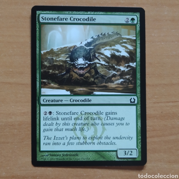 Trading Cards: CARTA MAGIC MTG - N&ordm; 136 - COCODRILO DE PASO PETREO - REGRESO A RAVNICA - EN INGLES