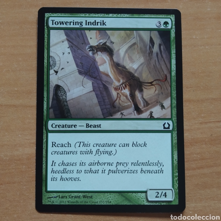 Trading Cards: CARTA MAGIC MTG - N&ordm; 137 - INDRIK IMPONENTE - REGRESO A RAVNICA - EN INGLES