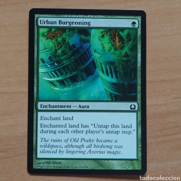 Trading Cards: CARTA MAGIC MTG - N&ordm; 138 - GERMINACI&Oacute;N URBANA - REGRESO A RAVNICA - EN INGLES