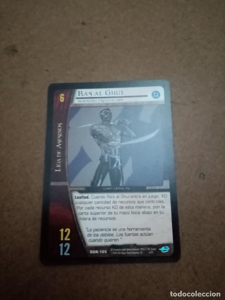 Trading cards: CROMO. VS SYSTEM. RA&acute;S AL GHUL . C17CR - Foto 1