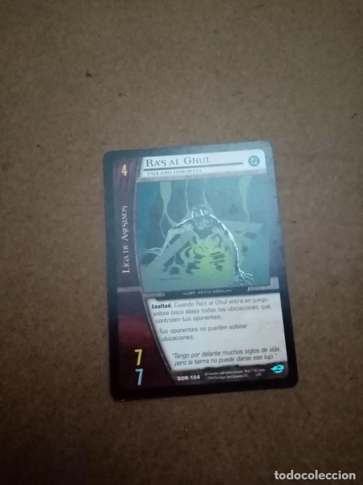 Trading cards: CROMO. VS SYSTEM. RA&acute;S AL GHUL. C17CR - Foto 1