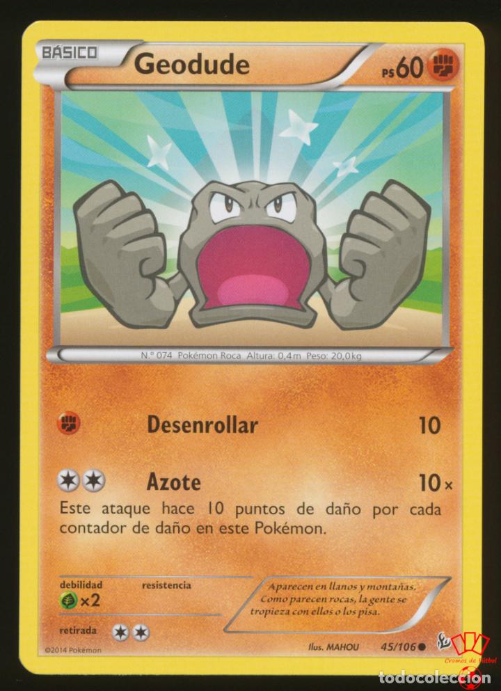 tarjeta de geodude