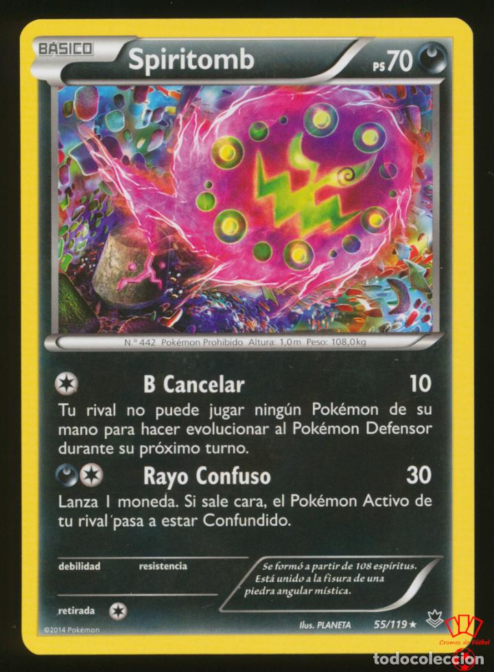 Pokemon Spiritomb Força Fantasma Card Carta Tcg Frete Inclus