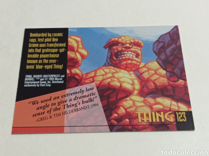 Trading cards: MARVEL MASTERPIECES 123 - Foto 2