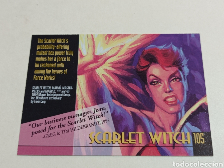 Trading cards: MARVEL MASTERPIECES 105 - Foto 2