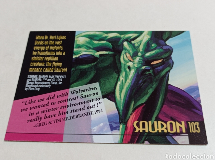 Trading cards: MARVEL MASTERPIECES 103 - Foto 2