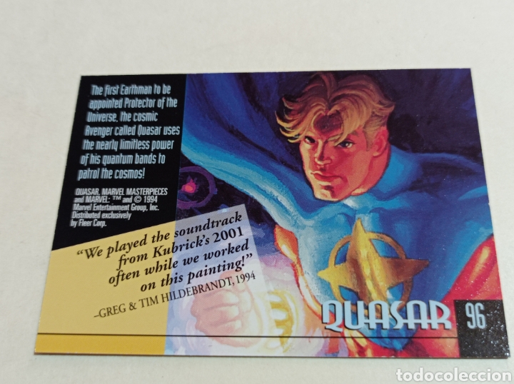 Trading cards: MARVEL MASTERPIECES 96 - Foto 2