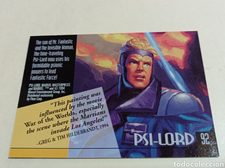 Trading cards: MARVEL MASTERPIECES 92 - Foto 2