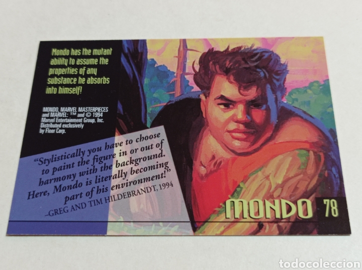 Trading cards: MARVEL MASTERPIECES 78 - Foto 2