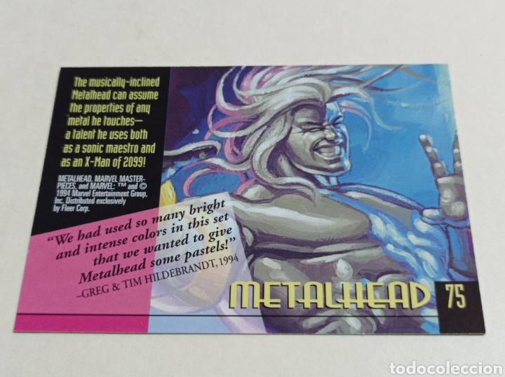 Trading cards: MARVEL MASTERPIECES 75 - Foto 2