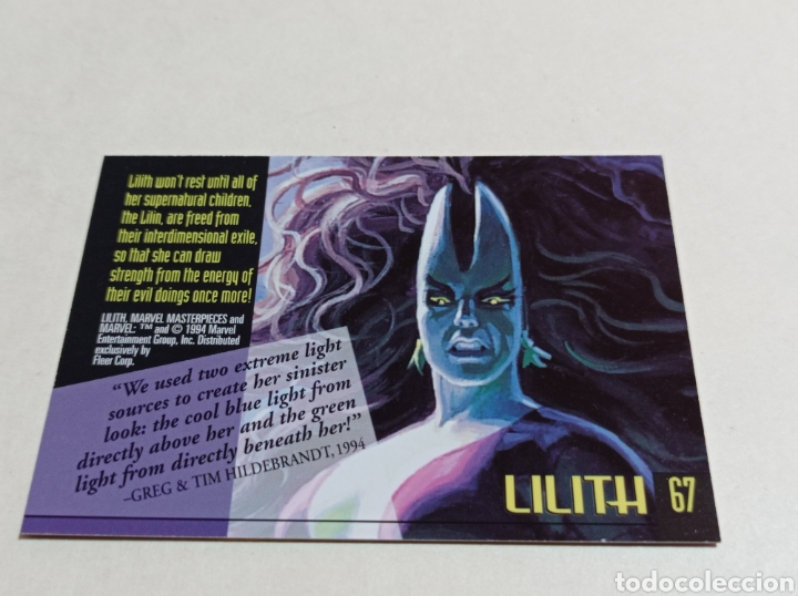 Trading cards: MARVEL MASTERPIECES 67 - Foto 2