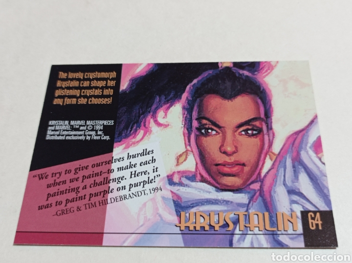 Trading cards: MARVEL MASTERPIECES 64 - Foto 2