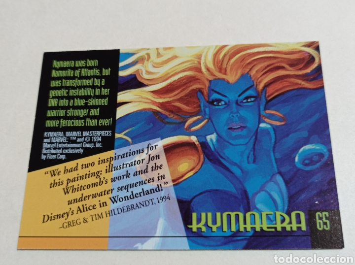 Trading cards: MARVEL MASTERPIECES 65 - Foto 2