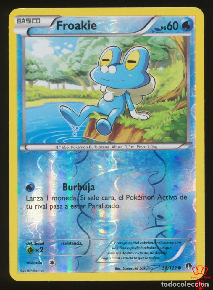 froakie pokemon card holographic Amazon.com: Frogadier 057/197 + Froakie 056/197 - Obsidian Flames main image 1