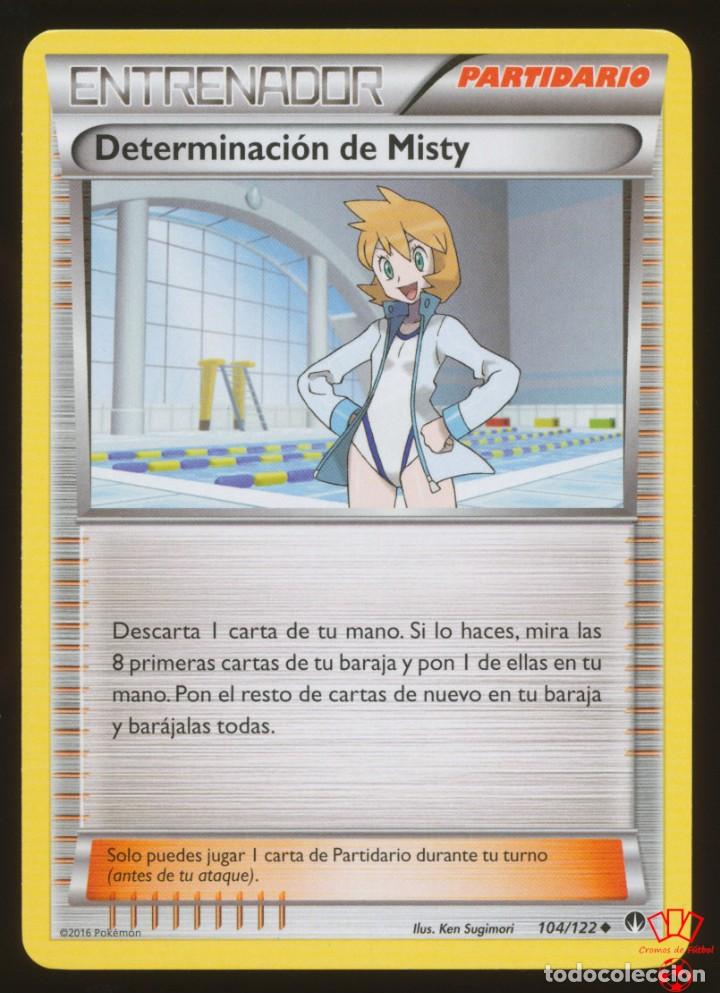 Trading cards: #104/122. DETERMINACION DE MISTY - XY Turbo Limite (BREAKpoint) - Pokemon Trading Card/Carta