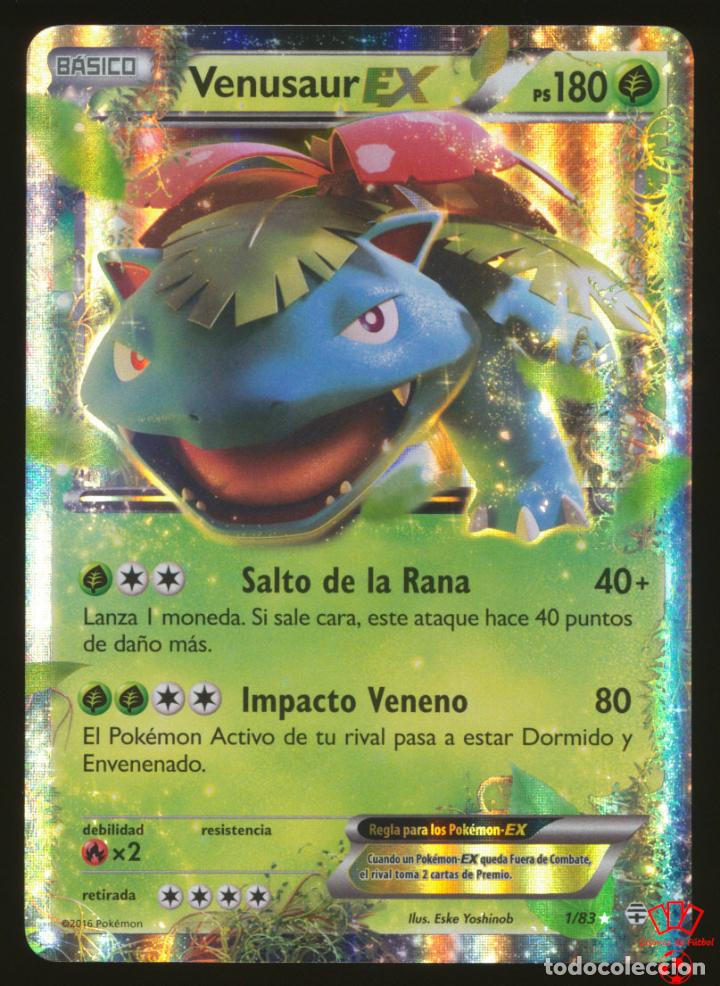 1/83. venusaur ex (rara holo ex) - xy generaci - Compra venta en