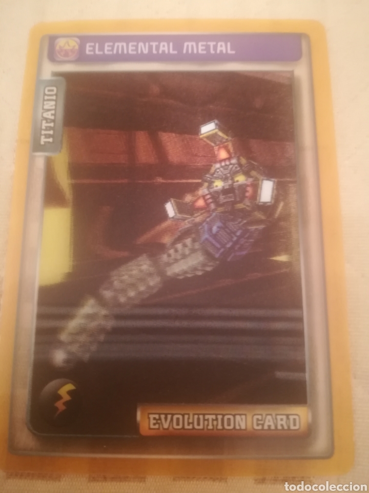 Trading cards: Invizimals. Elemental Metal.Titanio.Evolution Card.017. - Foto 1
