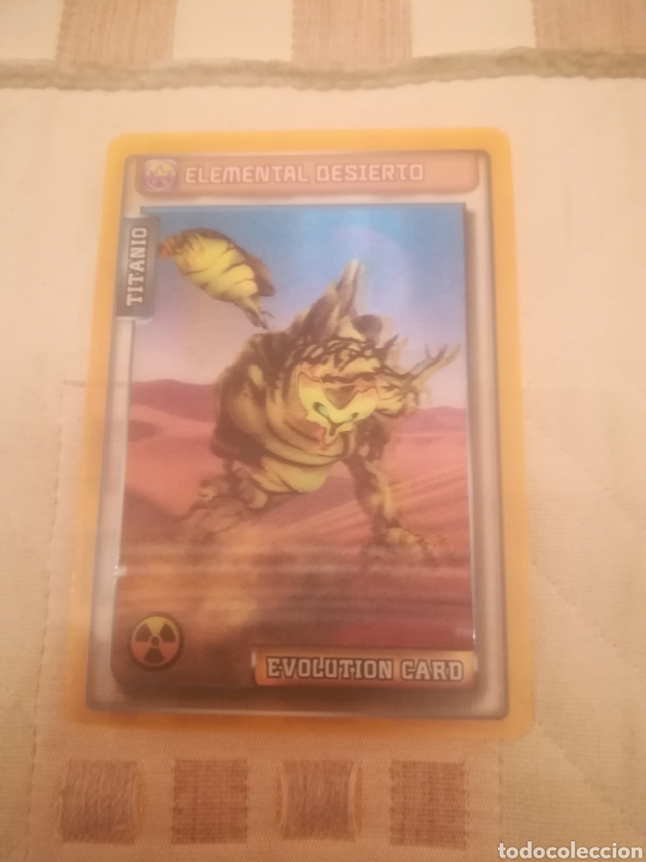 Trading cards: Invizimals. Elemental Desierto. Titanio.Evolution Card.012. - Foto 1