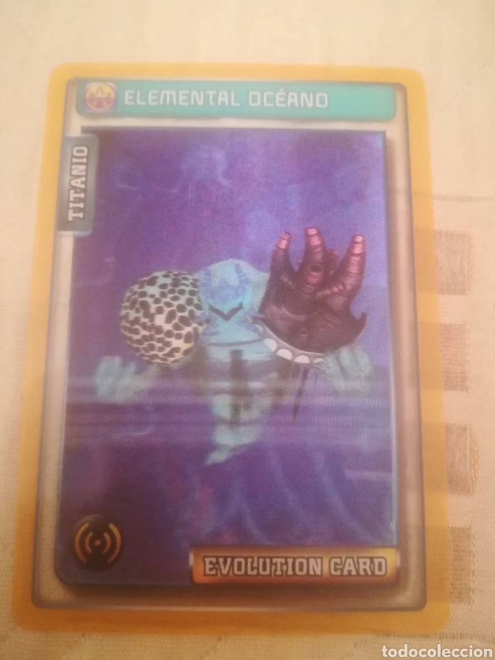 Trading cards: Invizimals. Elemental Oceano. Titanio. Evolution Card.015. - Foto 1