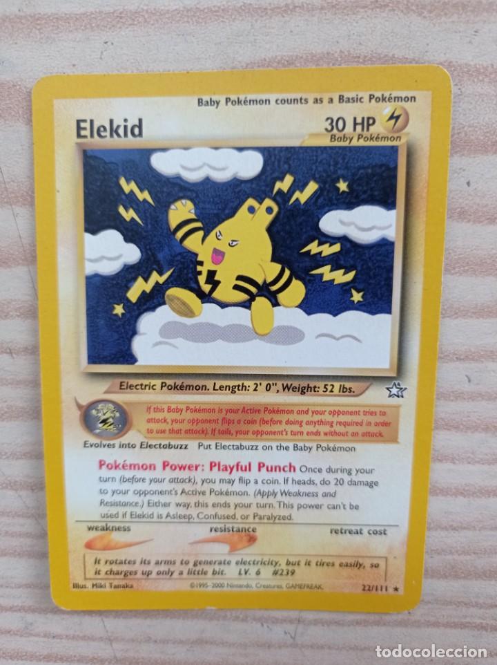 carta trading card pokemon elekid 22-111 - lote - Compra venta en  todocoleccion