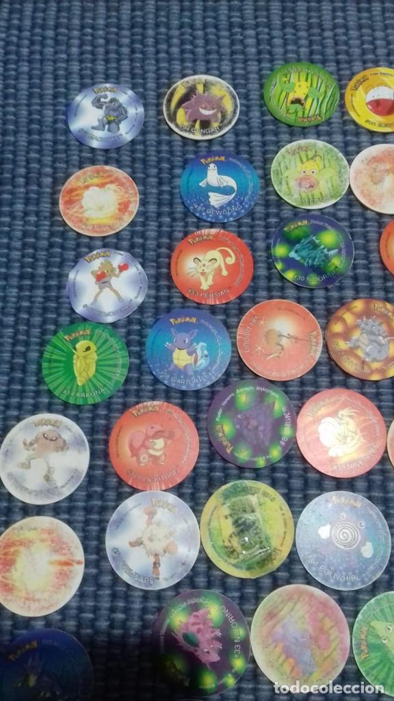 Trading cards: 115 Pokemon Tazos 2 - Foto 4