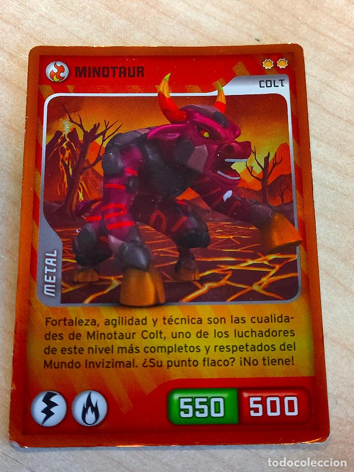 Trading cards: Carta inviZimals MINOTAUR - Foto 1
