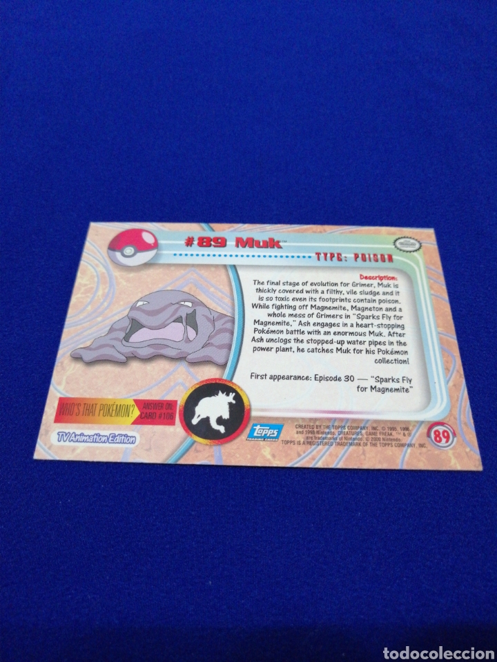 Trading cards: POKEMON TOOPS MUK 89 - Foto 2