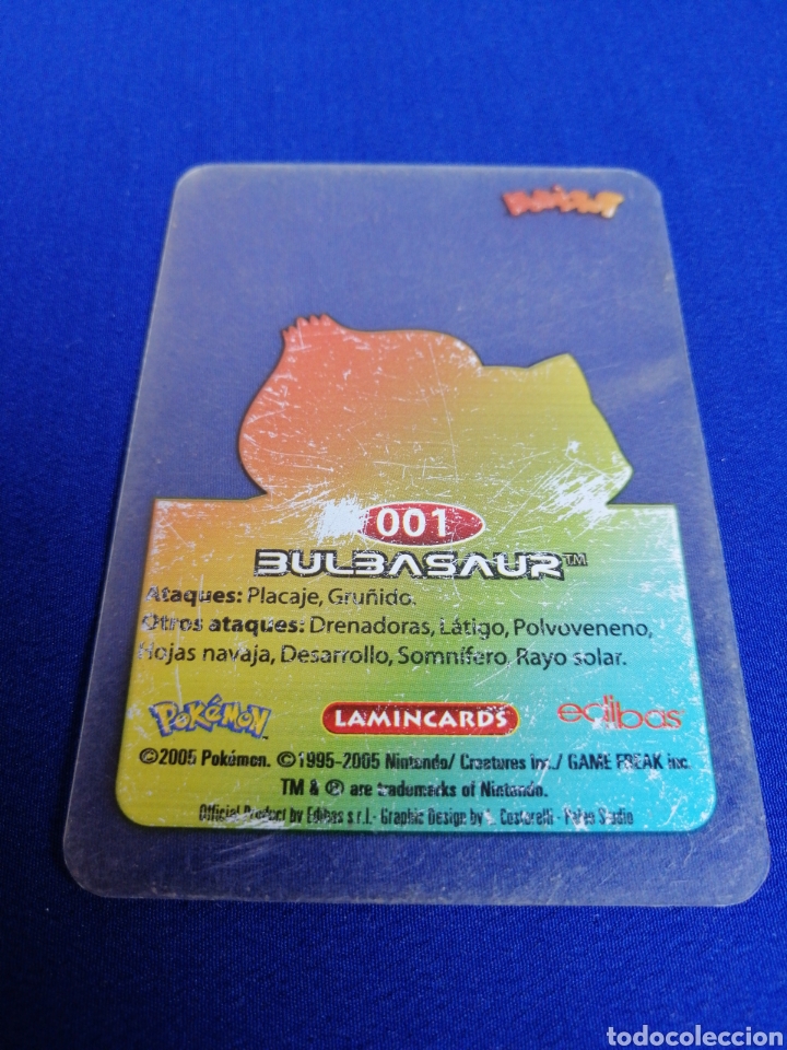 Trading cards: POKEMON 2005 BULBASAUR 1 - Foto 2