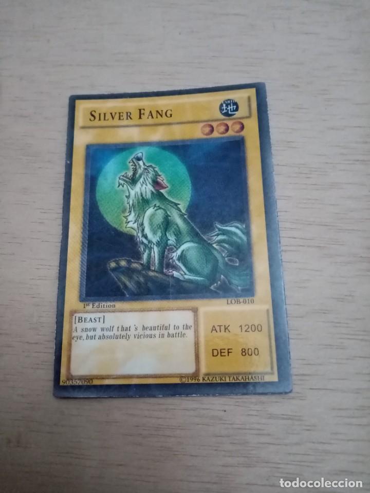cromo konami. yu gi oh. silver fang. . 1 edici - Buy Antique trading cards  on todocoleccion