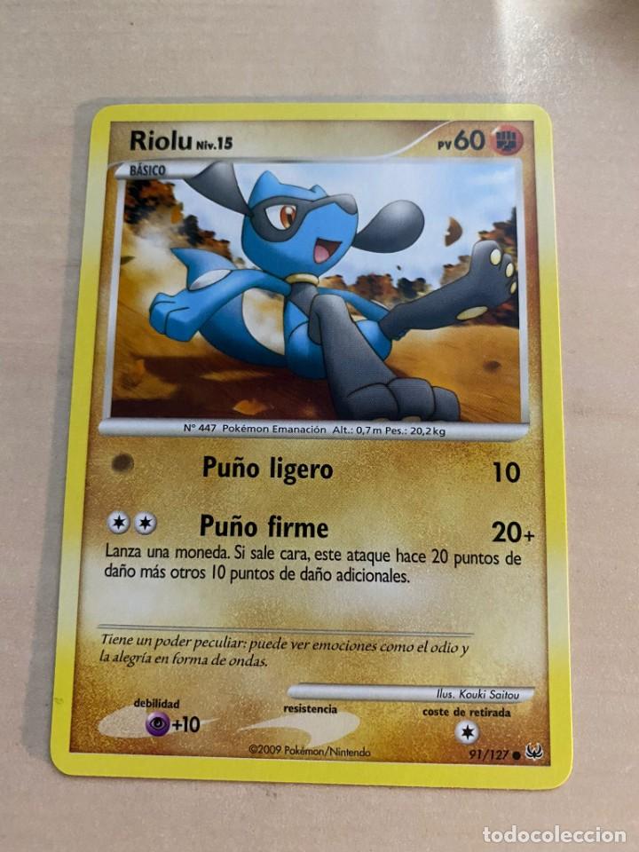 Cartes &agrave; &Eacute;changer: RIOLU - Platino - Trading Card/Carta