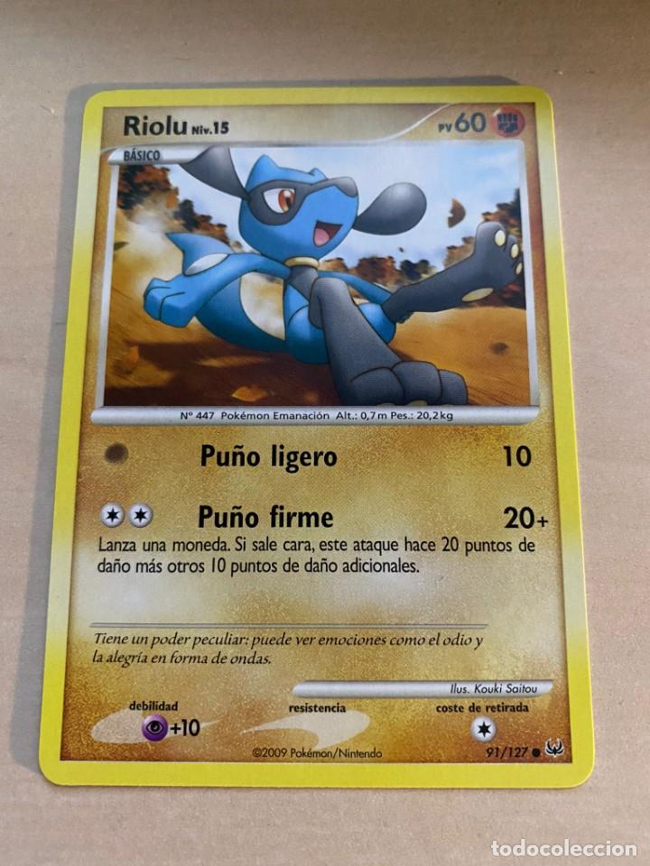 Cartes &agrave; &Eacute;changer: RIOLU - Platino - Trading Card/Carta