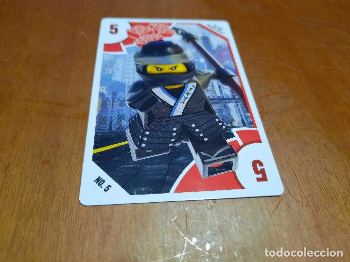 Sammelkarten: CARTA 5 ROJO. LEGO. TOYS R US. BUEN ESTADO. SIN USO. DIFICIL