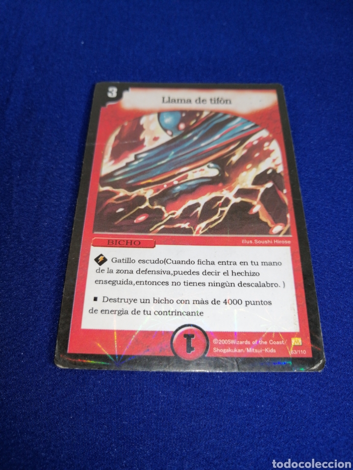 Trading cards: DUEL MASTERS CARTA LLAMA DE TIFON - Foto 1