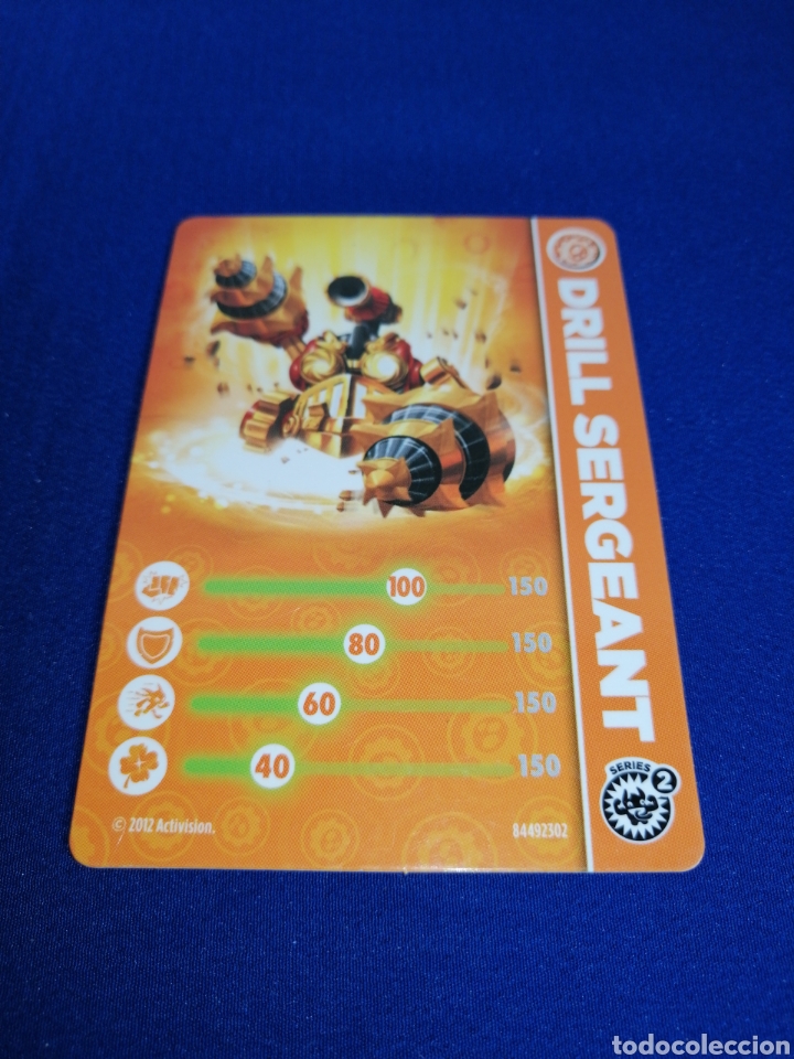 Trading cards: SKYLANDERS GIANTS 2012 CARTA DRILL SERGEANT - Foto 1