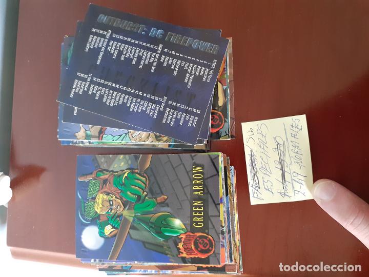 Trading cards: Colecci&oacute;n de Fleer superheroes DC Firepower - Foto 4