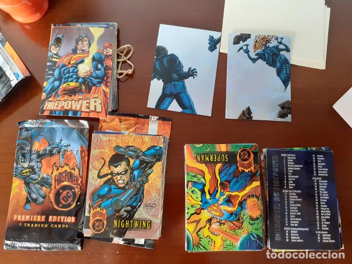 Trading cards: Colecci&oacute;n de Fleer superheroes DC Firepower - Foto 7