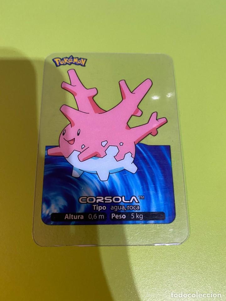Cartes &agrave; &Eacute;changer: CROMO LAMINCARD POK&Eacute;MON N&ordm; 67 LAMINCARDS EDIBAS: CORSOLA