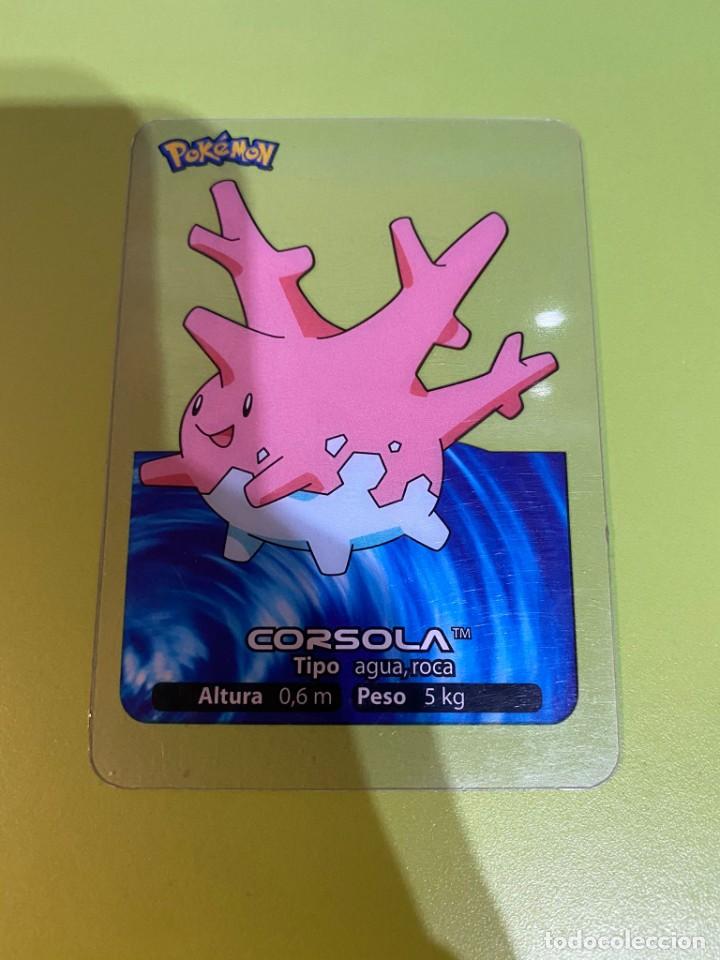 Cartes &agrave; &Eacute;changer: CROMO LAMINCARD POK&Eacute;MON N&ordm; 67 LAMINCARDS EDIBAS: CORSOLA
