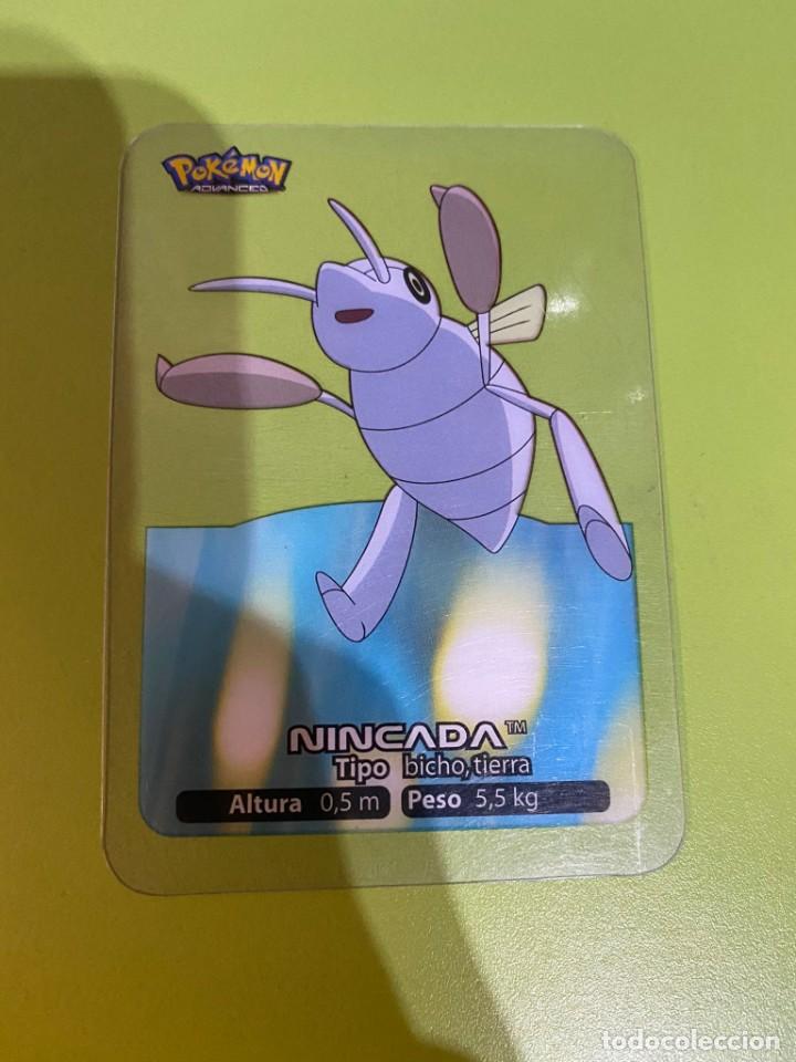 Sammelkarten: CROMO LAMINCARD POK&Eacute;MON N&ordm; 48 LAMINCARDS EDIBAS: NINCADA
