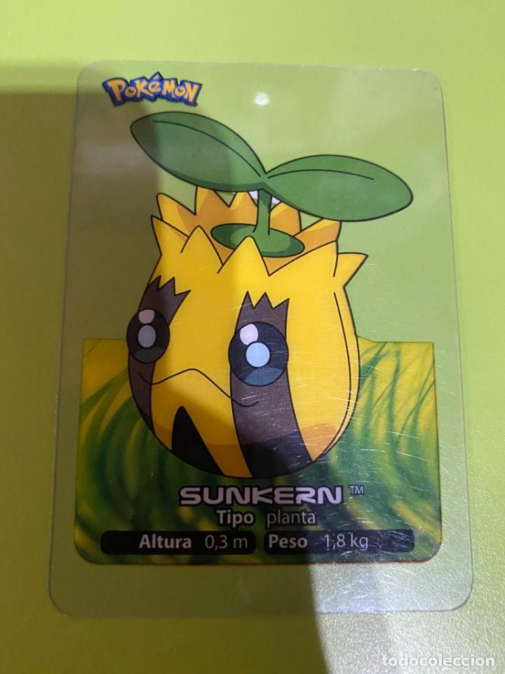 Figurine Collezionabili: CROMO LAMINCARD POK&Eacute;MON N&ordm; 37 LAMINCARDS EDIBAS: SUNKERN