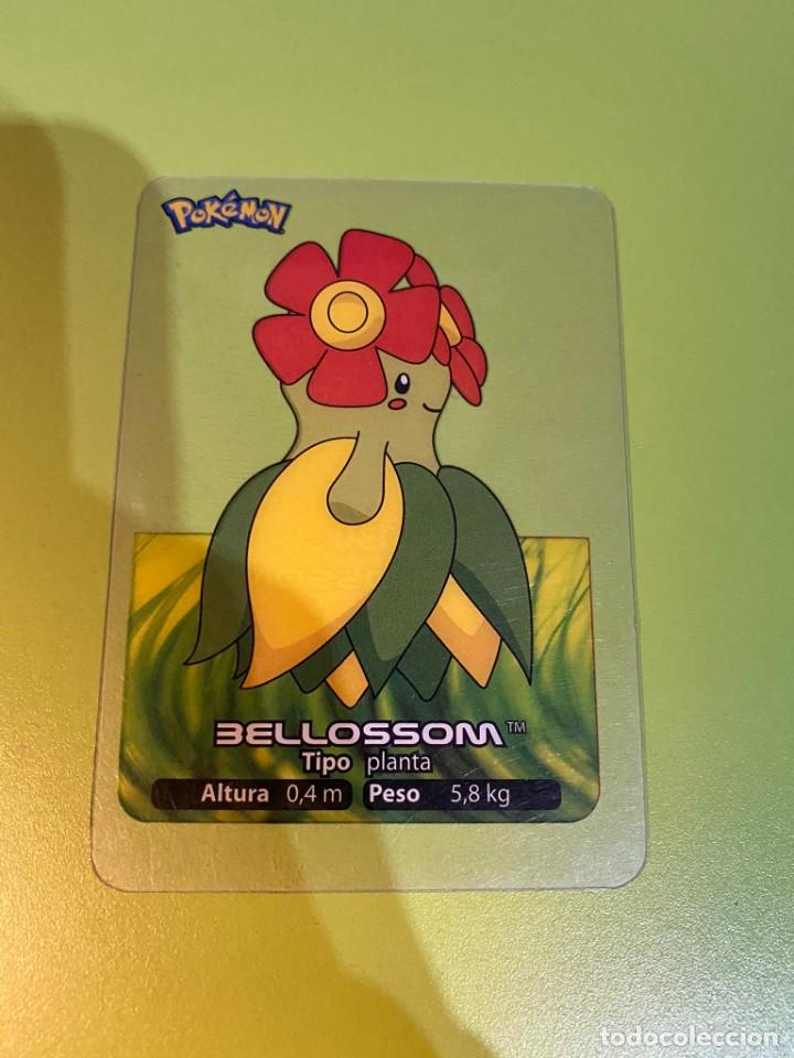 Cartas Colecion&aacute;veis: CROMO LAMINCARD POK&Eacute;MON N&ordm; 30 LAMINCARDS EDIBAS: BELLOSSOM