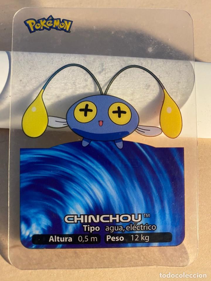 Figurine Collezionabili: CROMO LAMINCARD POK&Eacute;MON N&ordm; 19 LAMINCARDS EDIBAS: CHINCHOU