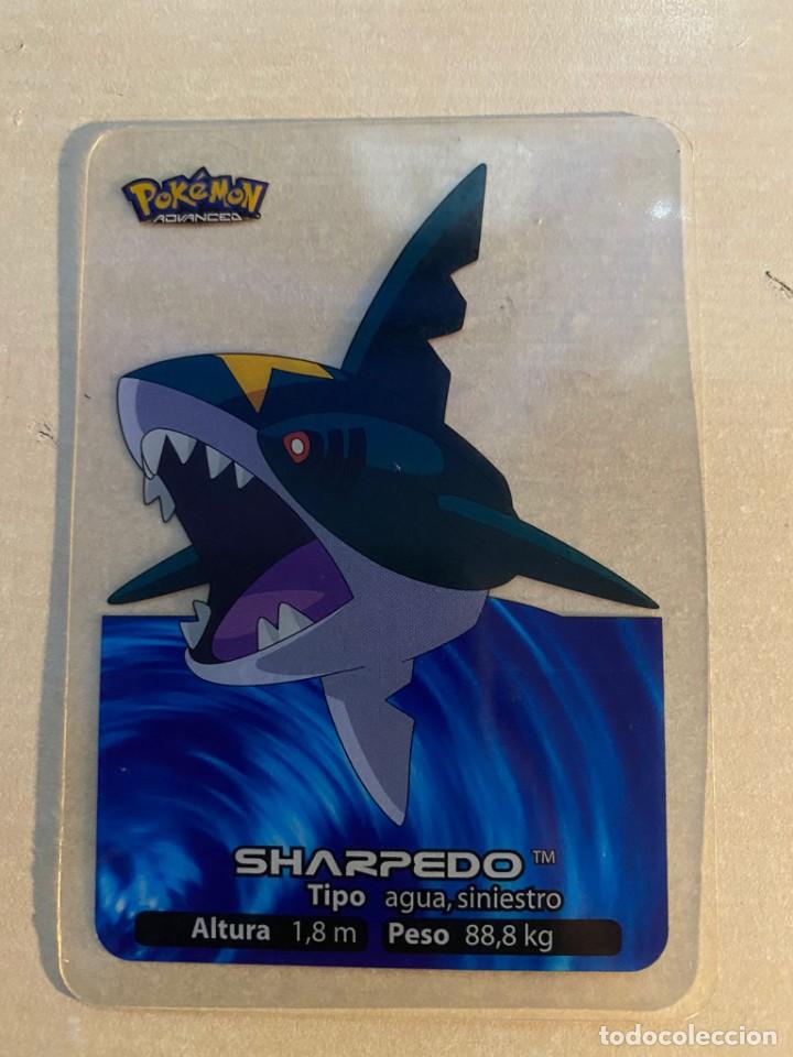 Sammelkarten: CROMO LAMINCARD POK&Eacute;MON N&ordm; 79 LAMINCARDS EDIBAS: SHARPEDO
