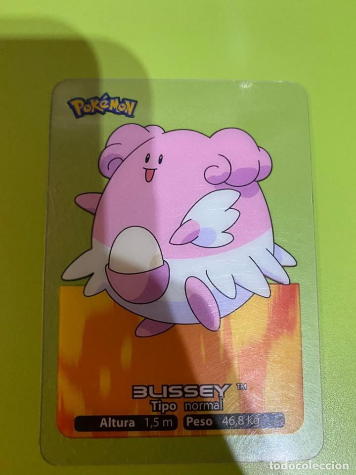 Cartas Colecion&aacute;veis: CROMO LAMINCARD POK&Eacute;MON N&ordm; 87 LAMINCARDS EDIBAS: BLISSEY