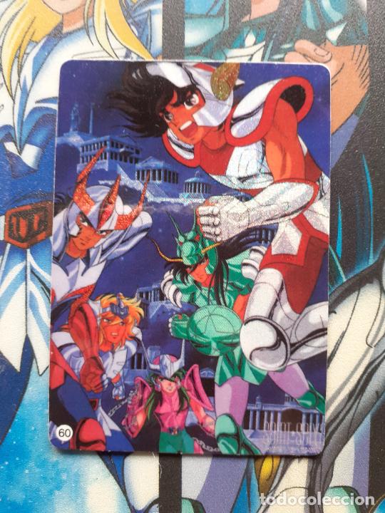 Cartas Colecion&aacute;veis: LOS CABALLEROS DEL ZODIACO I CAVALIERI DELLO ZODIACO SAINT SEIYA LASER CARD 60