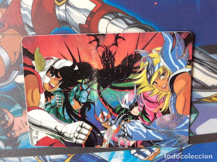 Cartas Colecion&aacute;veis: LOS CABALLEROS DEL ZODIACO I CAVALIERI DELLO ZODIACO SAINT SEIYA LASER CARD 68