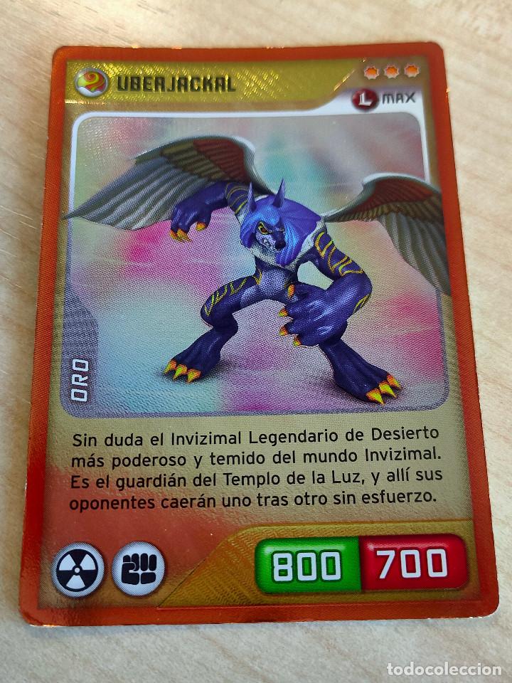 Trading cards: Carta invizimals uberjackal - Foto 1