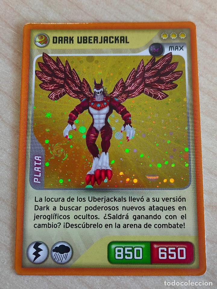 Trading cards: Carta invizimals dark uberjackal - Foto 1