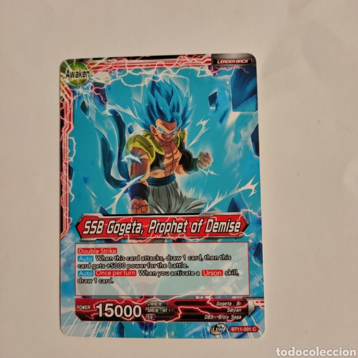 cr2 gogeta carta dragon ball super card game - Buy Antique trading cards on  todocoleccion